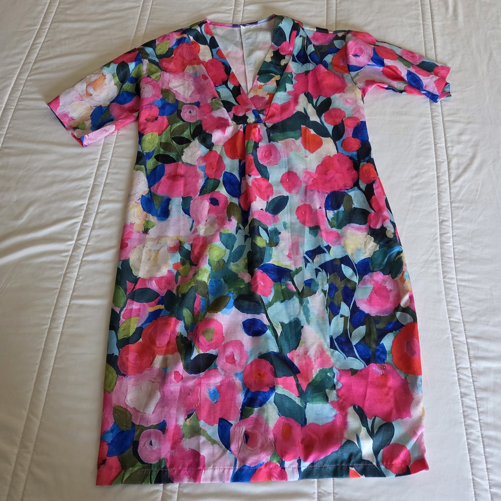 Source Unknown Floral Multicolor Dress